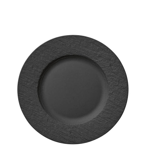27 Cm Villeroy And Boch Manufacture Rock Piatto Piano In Porcellana Set 6 Pz
