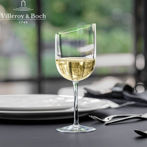 30 Cl Villeroy And Boch Newmoon Calice Vino Bianco In Vetro Set 4 Pezzi