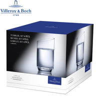 22 5 Cl Villeroy And Boch Newmoon Bicchiere Acqua In Vetro Set 4 Pezzi