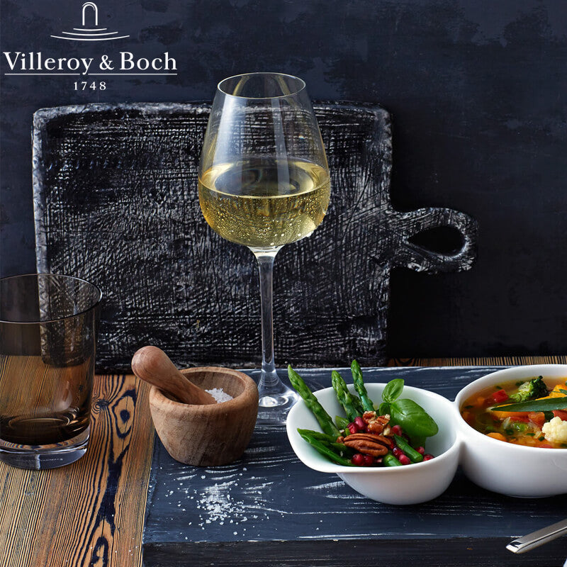 38 Cl Villeroy And Boch La Divina Calice Vino Bianco In Vetro Set 4 Pezzi