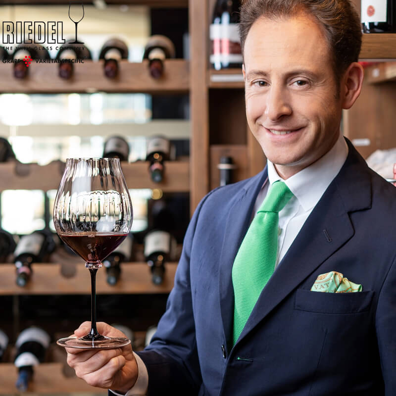 83 Cl Riedel Fatto A Mano Calice Vino Rosso Pinot Noir In Vetro