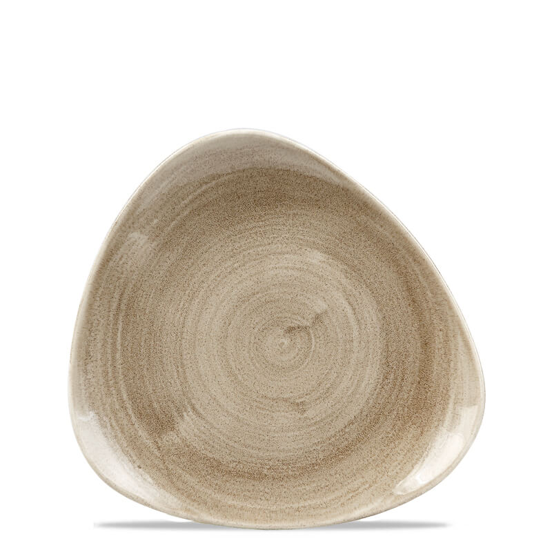 22 9 Cm Churchill Stonecast Piatto Piano Triangolare In Porcellana Vetrificata