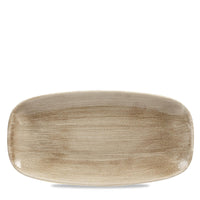 29.9x15.3 cm - Stonecast Rectangular Presentation Plate in Vitrified Porcelain