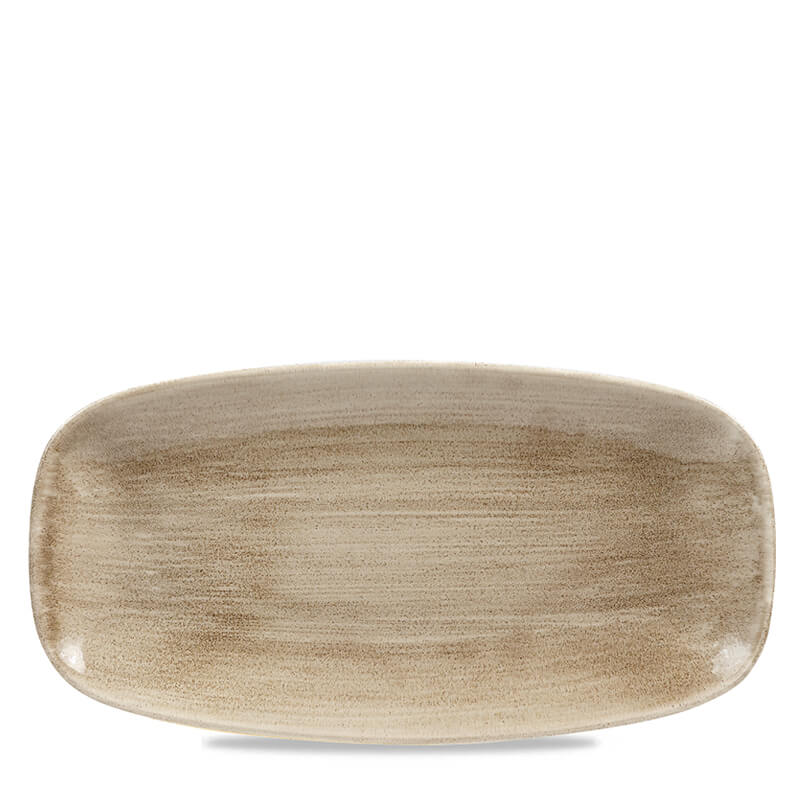 29.9x15.3 cm - Stonecast Rectangular Presentation Plate in Vitrified Porcelain