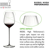 83 4 Cl Riedel High Performance Calice Vino Rosso Cabernet In Vetro