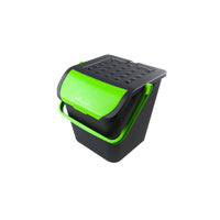 28 Lt Ecoplast Ecologic Pattumiera Rettangolare In Plastica Set 3 Pz