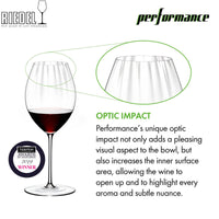 63 1 Cl Riedel Performance Calice Vino Rosso In Vetro Set 2 Pezzi