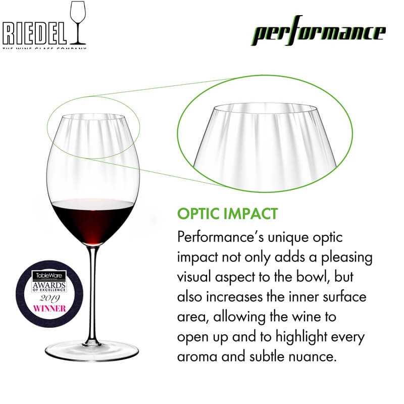 63 1 Cl Riedel Performance Calice Vino Rosso In Vetro Set 2 Pezzi