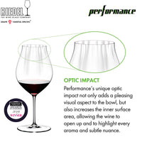 83 Cl Riedel Performance Calice Vino Rosso In Vetro Set 2 Pezzi