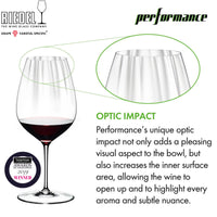 83 4 Cl Riedel Performance Calice Vino Rosso Cabernet Merlot In Vetro Set 2 Pezzi