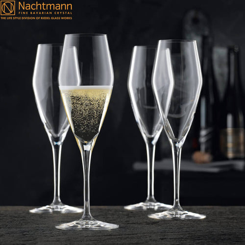 28 Cl Nachtmann Vinova Calice Flute In Vetro Set 4 Pezzi