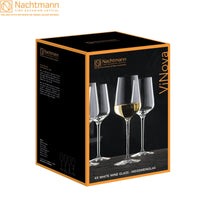 38 Cl Nachtmann Vinova Calice Vino Bianco In Vetro Set 4 Pezzi