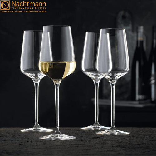 38 Cl Nachtmann Vinova Calice Vino Bianco In Vetro Set 4 Pezzi