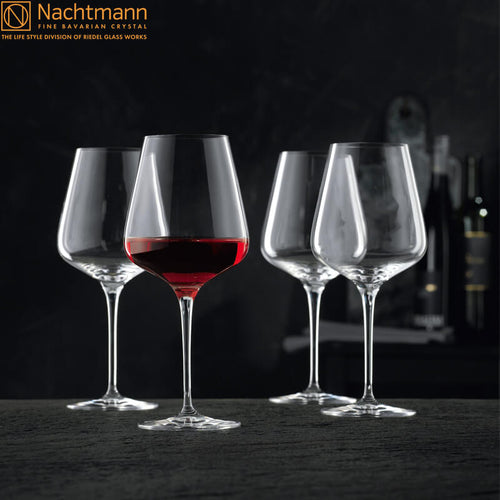 68 Cl Nachtmann Vinova Calice Vino Rosso In Vetro Set 4 Pezzi
