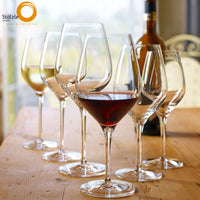 48 Cl Stolzle Lausitz Exquisit Calice Vino Rosso In Vetro Set 6 Pezzi
