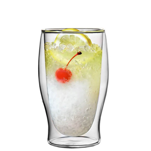 47 Cl Bormioli Luigi Thermic Glass Bicchiere Bibita In Vetro Borosilicato Set 2 Pezzi