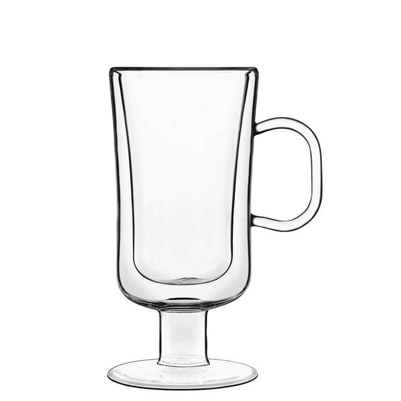 25 Cl Bormioli Luigi Thermic Glass Irish Coffee Bicchiere Cappuccino In Vetro Borosilicato Set 2 Pezzi