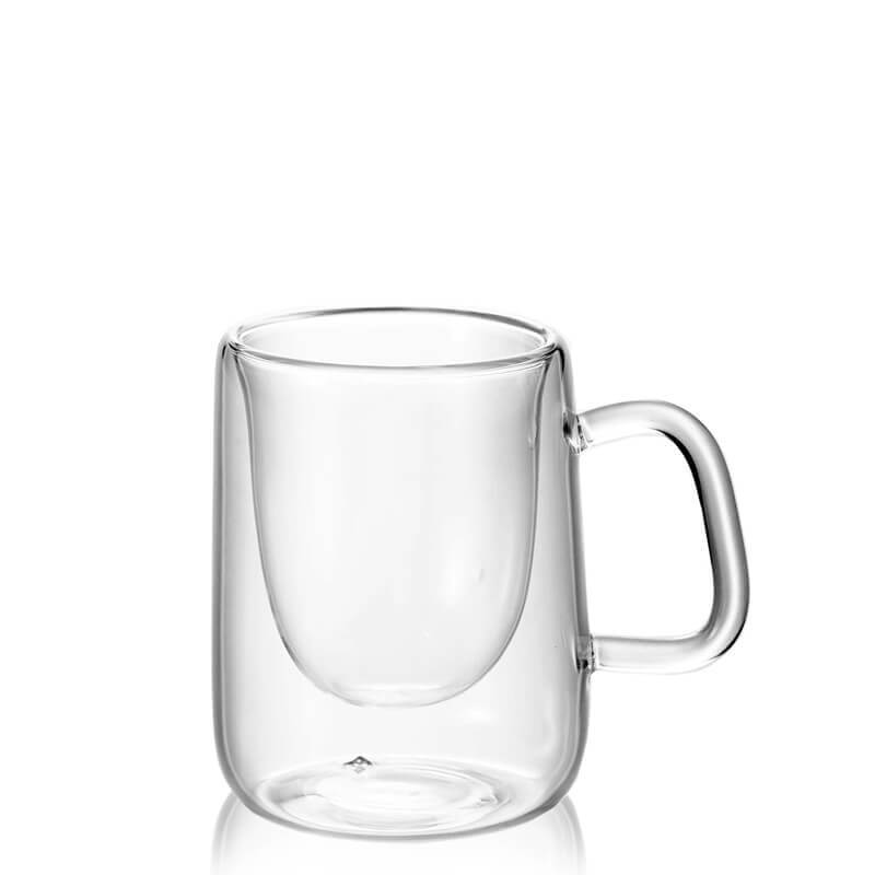 9 Cl Bormioli Luigi Thermic Glass Tazzina Caffe In Vetro Borosilicato Set 2 Pezzi
