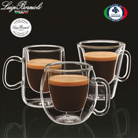 9 Cl Bormioli Luigi Thermic Glass Tazzina Caffe In Vetro Borosilicato Set 2 Pezzi