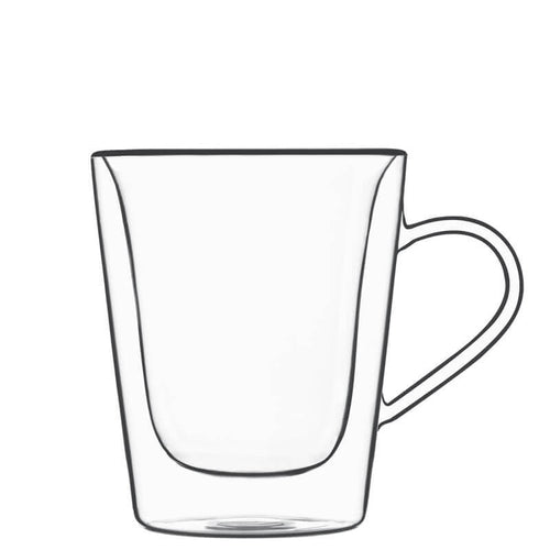 22 Cl Bormioli Luigi Thermic Glass Tazzina Caffe In Vetro Borosilicato Set 2 Pezzi