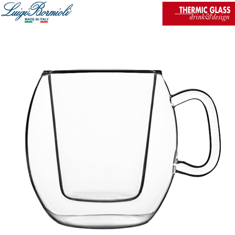 30 Cl Bormioli Luigi Thermic Glass Supremo Tazza The In Vetro Borosilicato Set 2 Pezzi