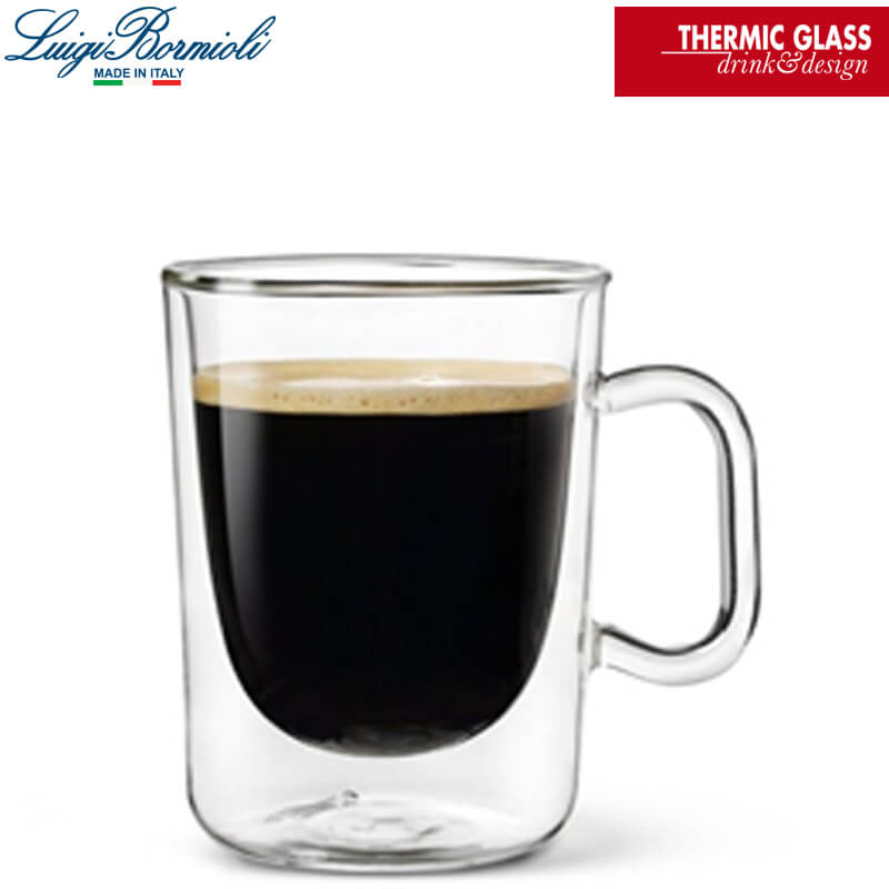 30 Cl Bormioli Luigi Thermic Glass Aroma Tazzina Caffe In Vetro Borosilicato Set 2 Pezzi