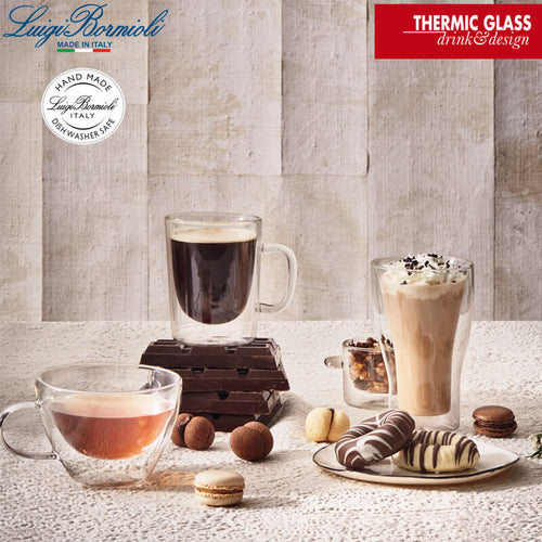 32 Cl Bormioli Luigi Thermic Glass Mug In Vetro Borosilicato