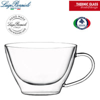 38 5 Cl Bormioli Luigi Thermic Glass Tazza Cappuccino In Vetro Borosilicato Set 2 Pezzi