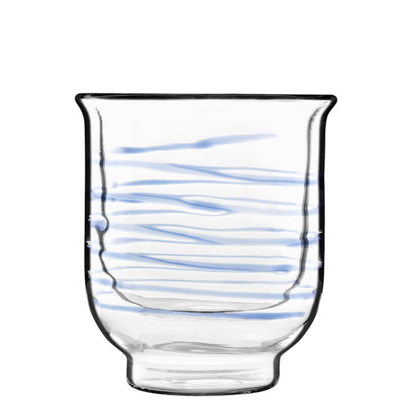 23 5 Cl Bormioli Luigi Thermic Glass Asagao Tazza The In Vetro Borosilicato Set 2 Pezzi