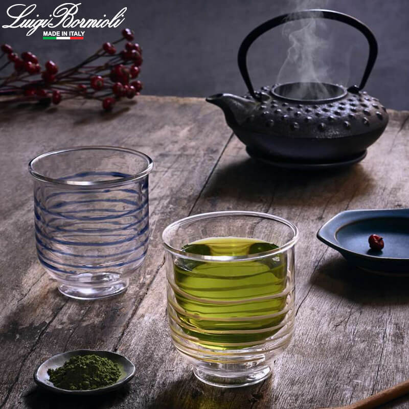 23 5 Cl Bormioli Luigi Thermic Glass Sakura Tazza The In Vetro Borosilicato Set 2 Pezzi