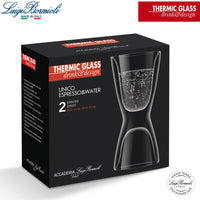 10 Cl Bormioli Luigi Thermic Glass Tazzina Caffe Jigger In Vetro Borosilicato Set 2 Pezzi