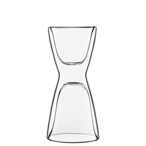 10 Cl Bormioli Luigi Thermic Glass Tazzina Caffe Jigger In Vetro Borosilicato Set 2 Pezzi