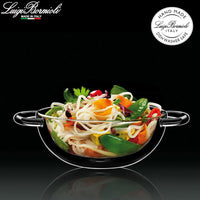 17 5 Cl Bormioli Luigi Thermic Glass Wok In Vetro Borosilicato Set 2 Pezzi