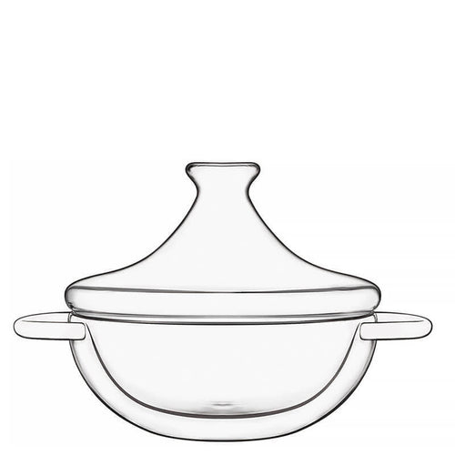 18 5 Cl Bormioli Luigi Thermic Glass Tajine In Vetro Borosilicato Set 2 Pezzi