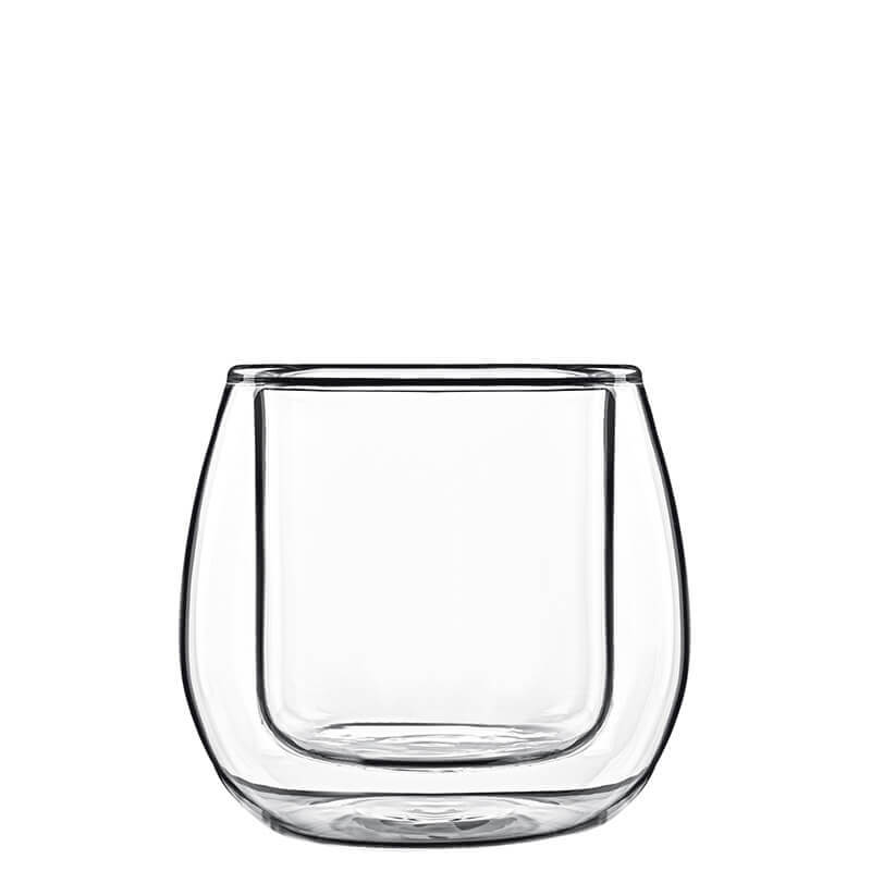 11 5 Cl Bormioli Luigi Thermic Glass Ametista Bicchierino Caffe In Vetro Borosilicato Set 2 Pezzi