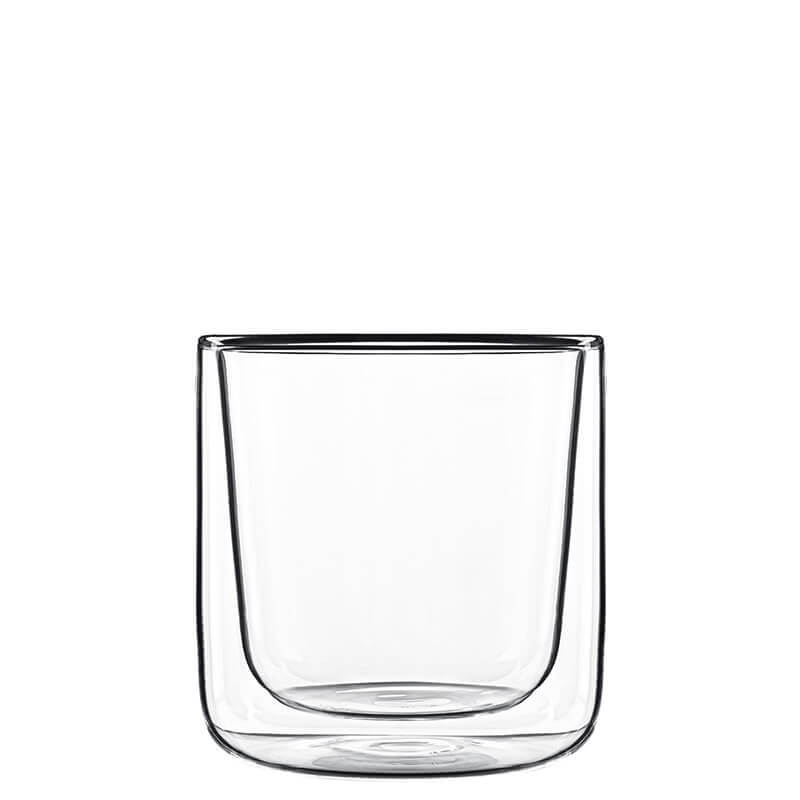 11 Cl Bormioli Luigi Thermic Glass Cylingrical Bicchierino Caffe In Vetro Borosilicato Set 2 Pezzi
