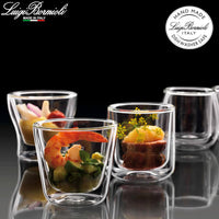 12 Cl Bormioli Luigi Thermic Glass Conical Bicchierino Caffe In Vetro Borosilicato Set 2 Pezzi