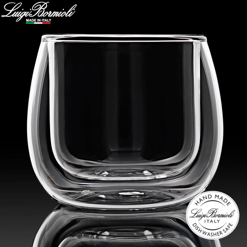 22 Cl Bormioli Luigi Thermic Glass Ametista Bicchiere Cappuccino In Vetro Borosilicato Set 2 Pezzi