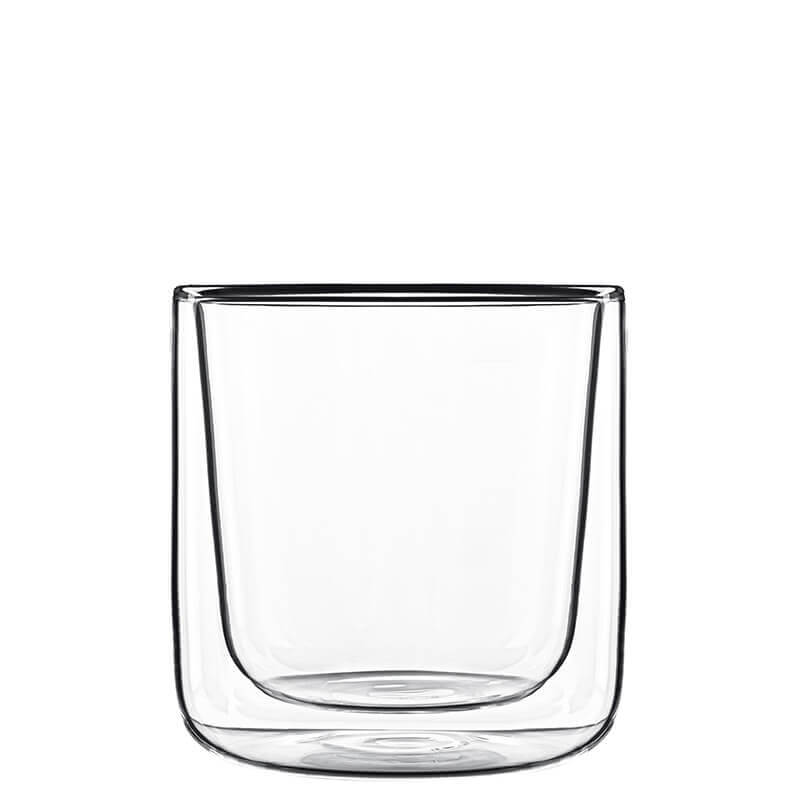 24 Cl Bormioli Luigi Thermic Glass Cylindrical Bicchiere Cappuccino In Vetro Borosilicato Set 2 Pezzi