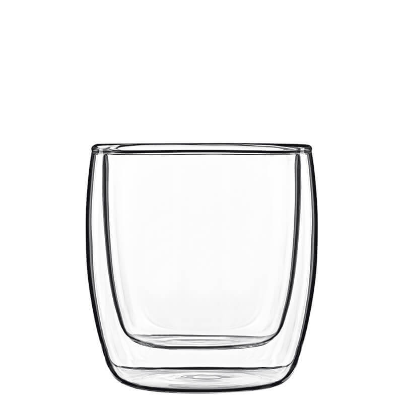 24 Cl Bormioli Luigi Thermic Glass Michelangelo Bicchiere Cappuccino In Vetro Borosilicato Set 2 Pezzi