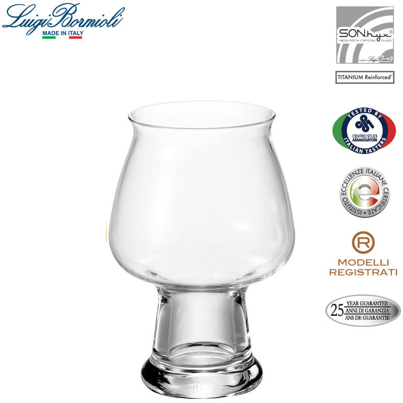 50 Cl Bormioli Luigi Birrateque Cider Bicchiere Birra In Vetro Set 2 Pezzi