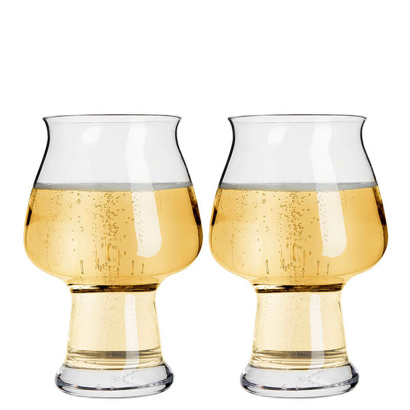 50 Cl Bormioli Luigi Birrateque Cider Bicchiere Birra In Vetro Set 2 Pezzi