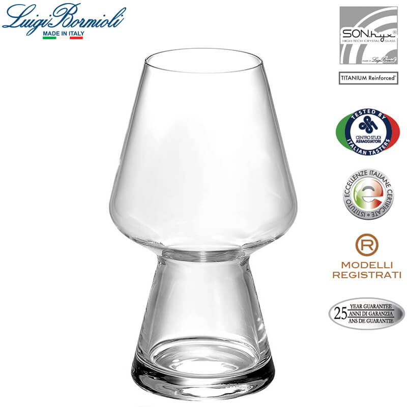 75 Cl Bormioli Luigi Birrateque Season Bicchiere Birra In Vetro Set 2 Pezzi