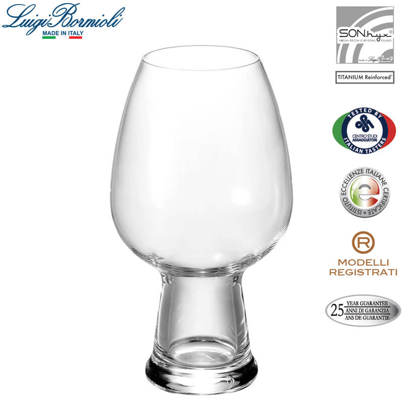 78 Cl Bormioli Luigi Birrateque Wheat Weis Bicchiere Birra In Vetro Set 2 Pezzi