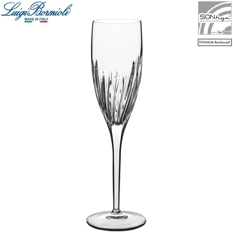 20 Cl Bormioli Luigi Incanto Calice Flute In Vetro Set 6 Pezzi