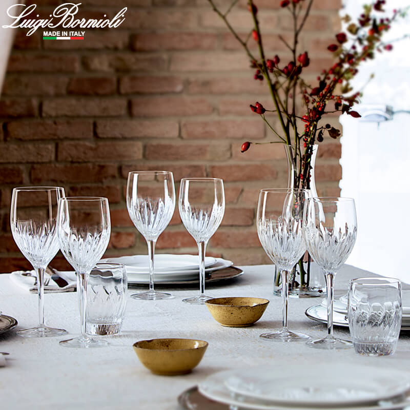 27 5 Cl Bormioli Luigi Incanto Calice Vino Bianco In Vetro Set 6 Pezzi