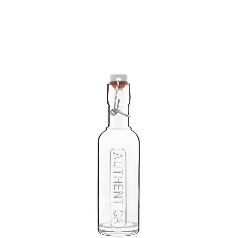 25 Cl Bormioli Luigi Optima Autentica Bottiglia Con Tappo Ermetico In Vetro