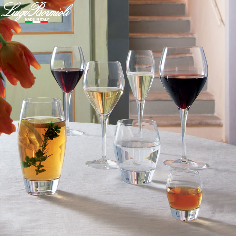 55 Cl Bormioli Luigi Regency Calice Vino Rosso Bordeaux In Vetro Set 4 Pezzi