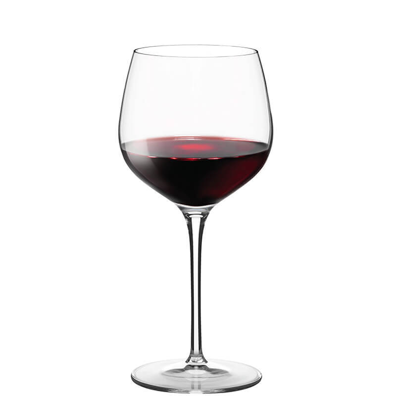 52 Cl Bormioli Luigi Royale Calice Vino Rosso Burgundy In Vetro Set 6 Pezzi