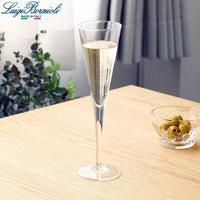 16 Cl Bormioli Luigi Elegante Calice Flute In Vetro Set 6 Pezzi